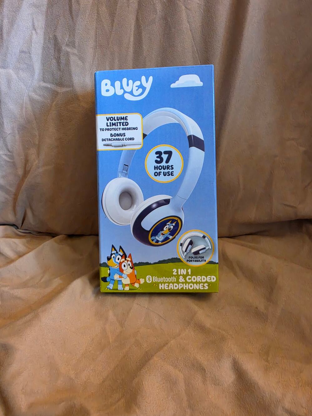 Bluey Kids Bluetooth Headphones Bingo eKids NIB